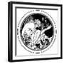 Merlin, an Illustration from 'Le Morte D'Arthur' by Sir Thomas Malory, 1893-94-Aubrey Beardsley-Framed Giclee Print