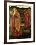 Merlin and Nimue from "Morte D'Arthur," 1861-Edward Burne-Jones-Framed Giclee Print