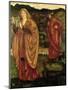 Merlin and Nimue from "Morte D'Arthur," 1861-Edward Burne-Jones-Mounted Giclee Print