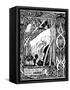 Merlin and Nimue-Aubrey Beardsley-Framed Stretched Canvas