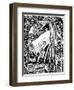 Merlin and Nimue-Aubrey Beardsley-Framed Photographic Print