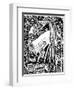 Merlin and Nimue-Aubrey Beardsley-Framed Photographic Print