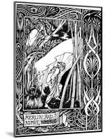 Merlin and Nimue-Aubrey Beardsley-Mounted Photographic Print