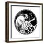 Merlin. Illustration to the Book Le Morte D'Arthur by Sir Thomas Malory, 1893-1894-null-Framed Giclee Print