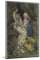 Merlin is Spellbound by His Lover Nimue-Eleanor Fortescue Brickdale-Mounted Photographic Print