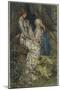 Merlin is Spellbound by His Lover Nimue-Eleanor Fortescue Brickdale-Mounted Photographic Print