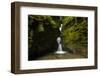 Merlin's Well waterfall at St Nectan's Glen, Cornwall, UK-Ross Hoddinott-Framed Photographic Print