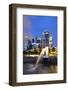 Merlion and Marina Bay Downtown Buildings, Singapore, Southeast Asia, Asia-Christian Kober-Framed Photographic Print