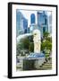 Merlion Statue, the National Symbol of Singapore and its Most Famous Landmark, Merlion Park-Fraser Hall-Framed Photographic Print