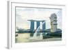 Merlion Statue, the National Symbol of Singapore and its Most Famous Landmark, Merlion Park-Fraser Hall-Framed Photographic Print