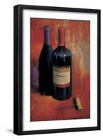 Merlot Abstract-James Wiens-Framed Art Print