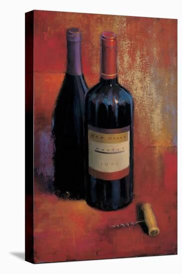 Merlot Abstract-James Wiens-Stretched Canvas