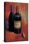 Merlot Abstract-James Wiens-Stretched Canvas