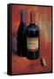 Merlot Abstract-James Wiens-Framed Stretched Canvas