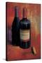 Merlot Abstract-James Wiens-Stretched Canvas