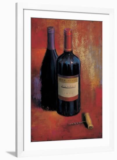 Merlot Abstract-James Wiens-Framed Art Print