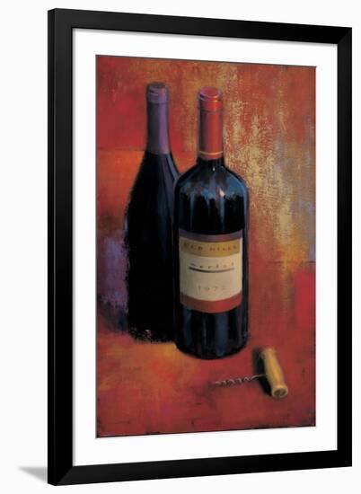 Merlot Abstract-James Wiens-Framed Art Print