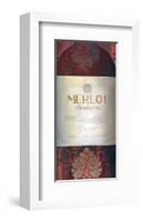 Merlot Red Wine-Louise Montillio-Framed Art Print