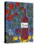 Merlot Vivian-Debra Denise Purcell-Stretched Canvas