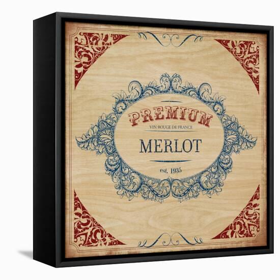 Merlot-Sloane Addison  -Framed Stretched Canvas