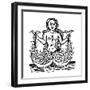 Mermaid, 1520-null-Framed Giclee Print