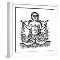 Mermaid, 1520-null-Framed Giclee Print