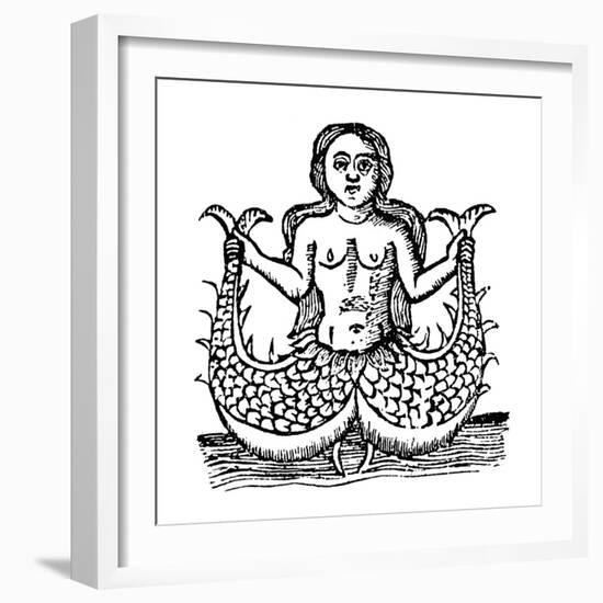 Mermaid, 1520-null-Framed Giclee Print