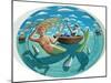 Mermaid, 2010-PJ Crook-Mounted Giclee Print