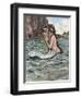 Mermaid and Child-null-Framed Photographic Print