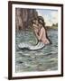 Mermaid and Child-null-Framed Photographic Print