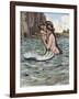 Mermaid and Child-null-Framed Photographic Print