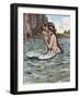 Mermaid and Child-null-Framed Photographic Print