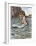 Mermaid and Child-null-Framed Photographic Print