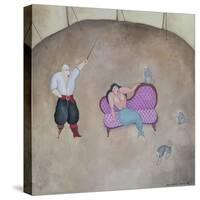 Mermaid and Pirate, 1980-Mary Stuart-Stretched Canvas