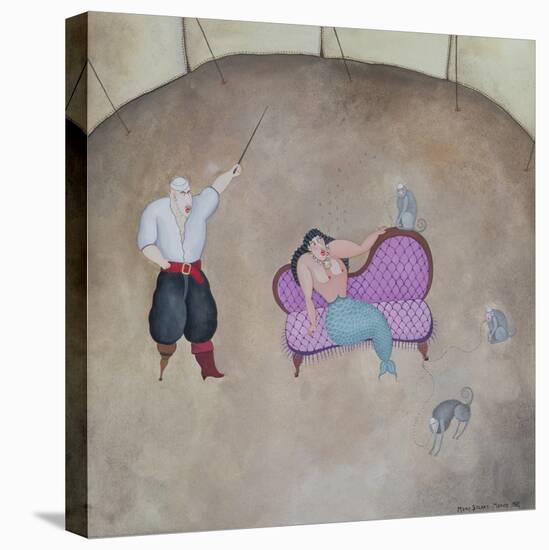 Mermaid and Pirate, 1980-Mary Stuart-Stretched Canvas