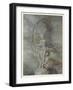 Mermaid and Statue-Arthur Rackham-Framed Art Print