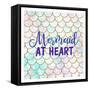 Mermaid at Heart-Kimberly Allen-Framed Stretched Canvas