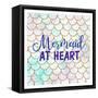 Mermaid at Heart-Kimberly Allen-Framed Stretched Canvas