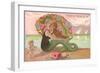 Mermaid at Myrtle Beach-null-Framed Premium Giclee Print