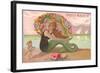 Mermaid at Myrtle Beach-null-Framed Art Print