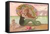 Mermaid at Myrtle Beach-null-Framed Stretched Canvas