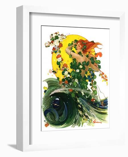 "Mermaid,"August 4, 1928-Elbert Mcgran Jackson-Framed Giclee Print