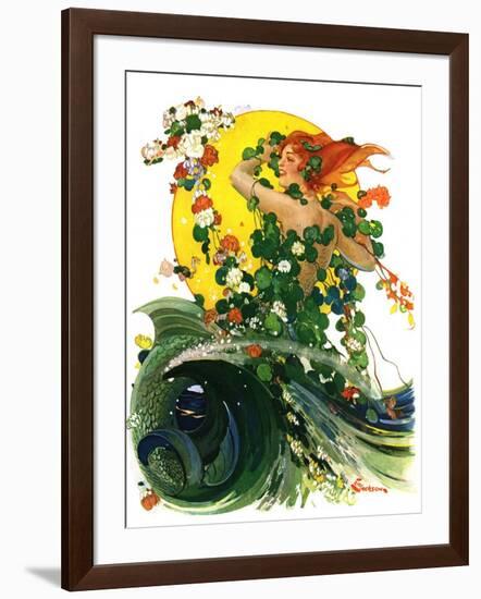 "Mermaid,"August 4, 1928-Elbert Mcgran Jackson-Framed Giclee Print