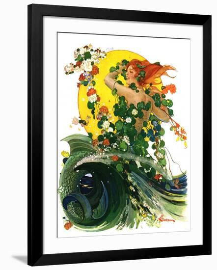 "Mermaid,"August 4, 1928-Elbert Mcgran Jackson-Framed Giclee Print