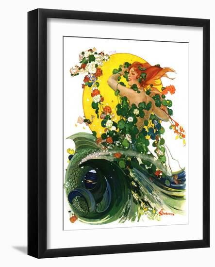 "Mermaid,"August 4, 1928-Elbert Mcgran Jackson-Framed Giclee Print