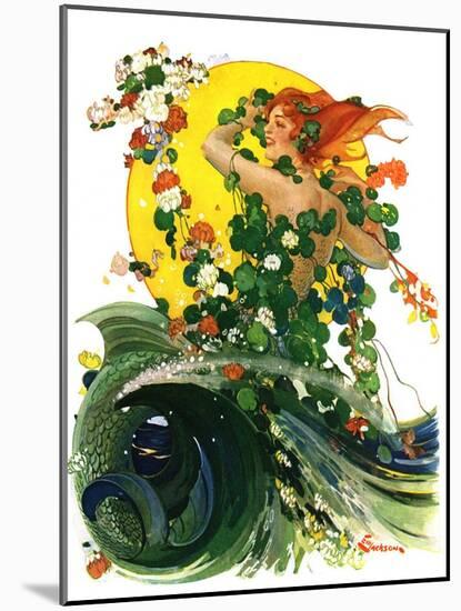 "Mermaid,"August 4, 1928-Elbert Mcgran Jackson-Mounted Giclee Print