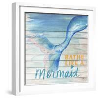 Mermaid Bath I-Elizabeth Medley-Framed Art Print