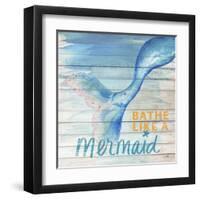 Mermaid Bath I-Elizabeth Medley-Framed Art Print