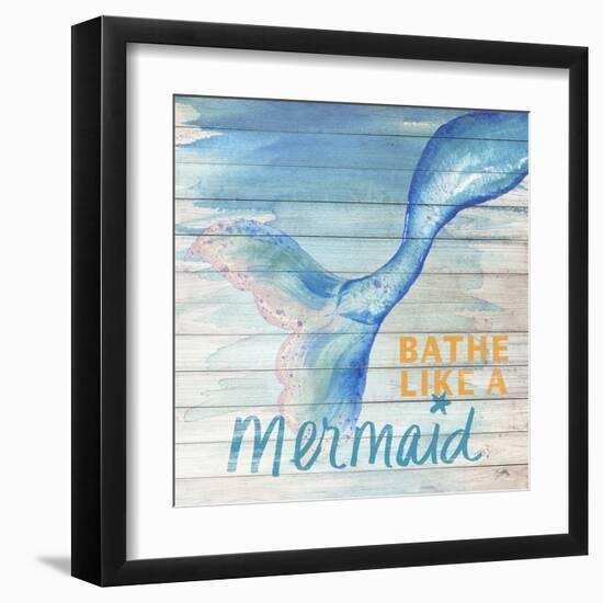 Mermaid Bath I-Elizabeth Medley-Framed Art Print
