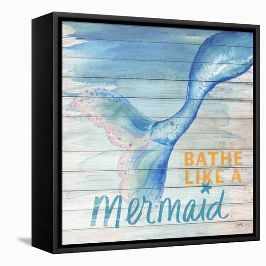 Mermaid Bath I-Elizabeth Medley-Framed Stretched Canvas